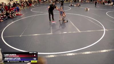 Quarterfinal - Lane Huerta, Anoka Youth Wrestling vs Jeremiah Lofton, Summit Wrestling Academy