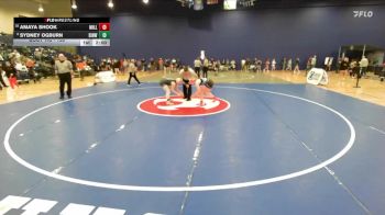 138 lbs Quarterfinal - Amaya Shook, Millbrook vs Sydney Ogburn, Dinwiddie County