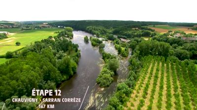 Aerial Look At Stage 12, Chauvigny - Sarran Corrèze