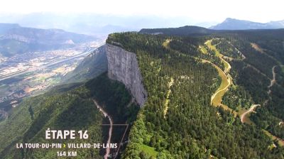 Aerial Look At Stage 16, La Tour Du Pin - Villard De Lans