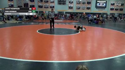 72 lbs Semifinal - Louis Thompson, Hawkeye Wrestling Academy vs Finn Norman, North Liberty Wrestling Club