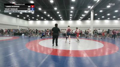 132 lbs Cons. Rd Of 16 - Owen Petersen, Callan Wrestling Academy vs Colby Roesler, Curby