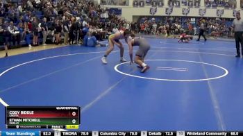 144 lbs Quarterfinal - Cody Biddle, LAKOTA vs Ethan Mitchell, FINDLAY