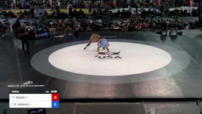 165 lbs Rnd Of 16 - Tristan Steldt, WI vs Gunner Holland, FL