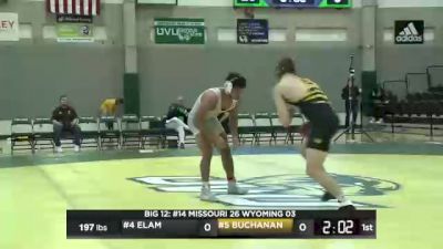 197 lbs Stephen Buchanan, Wyoming vs Rocky Elam, Missouri