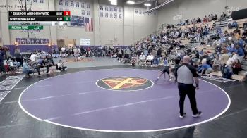 126 lbs Cons. Semi - Ellison Abromowitz, Brentwood vs Owen Salvato, Eastside