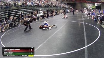 90 lbs Semis & 1st Wrestleback (8 Team) - Isiah Reed, Nebraska Blue vs Lincoln Whitcome, Iowa USA Grey