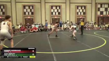 108 lbs Semis & 1st Wrestleback (8 Team) - Robert Rodriguez, Rednose vs Dom Deputy, Steel Valley Black