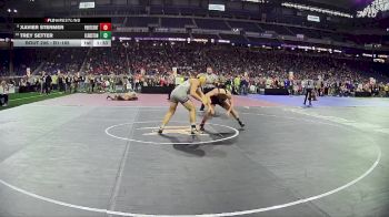 D1-165 lbs Quarterfinal - Xavier Stermer, Portage Central HS vs Trey Setter, Clarkston HS