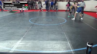 200_B lbs Quarterfinal - Caden Frake, Lewisburg vs Benjamin Shenko, Souderton