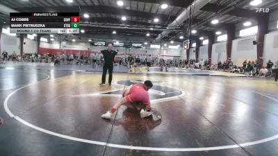 135 lbs Round 1 (12 Team) - Mark Pietruszka, CT Sneaky Golem`s vs AJ Cobbs, Cow Valley