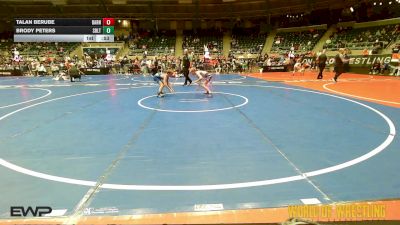 77 lbs Consi Of 8 #2 - Talan Berube, Smittys Barn vs Brody Peters, Sebolt Wrestling Academy