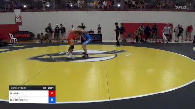 77 kg Consi Of 16 #1 - Brandon Kidd, O Town Wrestling Club vs Benjamin Phillips, Invicta Wrestling Academy