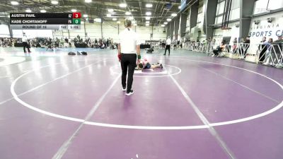 127 lbs Round Of 16 - Austin Pahl, AZ vs Kade Chortanoff, PA