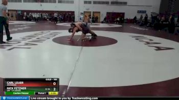 165 lbs Champ. Round 2 - Nick Fetzner, UW - La Crosse vs Carl Leuer, Augsburg
