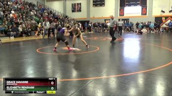 105 lbs Quarterfinal - Grace Navarre, Burlington vs Elizabeth Renshaw, Cedar Rapids Kennedy