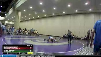 152 lbs Round 9 (10 Team) - Noah Nichols, Michigan Blue vs Jackson Neibert, Indiana Smackdown Black