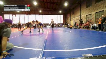 140 lbs Rr Rnd 5 - Carson Bowline, Coweta Tiger Wrestling vs Daniel Talamantes, Bristow Elementary Wrestling Club