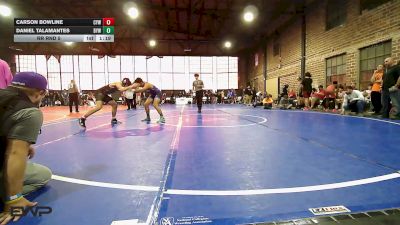 140 lbs Rr Rnd 5 - Carson Bowline, Coweta Tiger Wrestling vs Daniel Talamantes, Bristow Elementary Wrestling Club