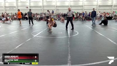 88 lbs Round 2 (4 Team) - Aiden Hensley, The Wrestling Mill vs Branton Tapp, Forge