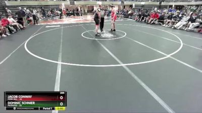 285 lbs Quarterfinals (8 Team) - Dominic Schnier, Muskego vs Jacob Conway, Park Hill