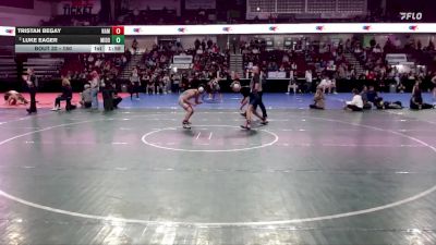 150 lbs Champ. Round 1 - Tristan Begay, Nampa vs Luke Eager, Middleton