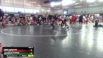145 lbs Placement Matches (16 Team) - Mikey Mancuso, Well Trained vs Jamarcus Thomas, BRAWL Black