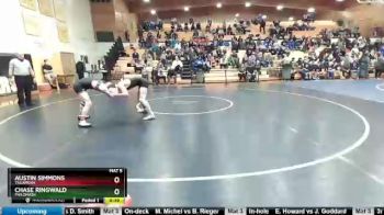 126 lbs Cons. Round 3 - Chase Ringwald, Philomath vs Austin Simmons, Tillamook