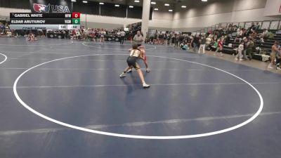 115 lbs Cons. Semis - Eldar Arutiunov, Youth Impact Center Wrestling Club vs Gabriel White, Maysville Youth Wrestling