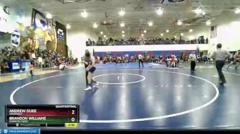 98 lbs Quarterfinal - Andrew Duke, Sandpoint vs Brandon Williams, Bonners Ferry