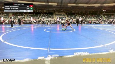88 lbs Consi Of 32 #2 - ISAAC HERNANDEZ, 505 WC vs Joseph Streeter, Alpha Elite