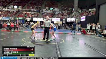 AA - 113 lbs Cons. Round 2 - Jayden Simmons, Helena Capital vs Caleb Wagner, Billings Skyview