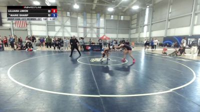 U17 Women - 57 lbs Champ. Round 4 - Lilliana Limon, CO vs Marie Sharp, NJ