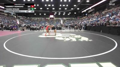 105 lbs Cons. Round 1 - Gianna Whalen, Lenexa - St. James Academy HS vs Kimberly Rodriguez, Topeka - Highland Park HS