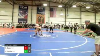 152 lbs Rr Rnd 3 - Kaden Olson, Team Utah Arches vs Luke Christie, Ragin Raisins Niagara