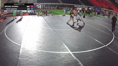 157 lbs Cons. Sub-semis - Odyn Santos, Nevada vs Michael Rummel, Montana
