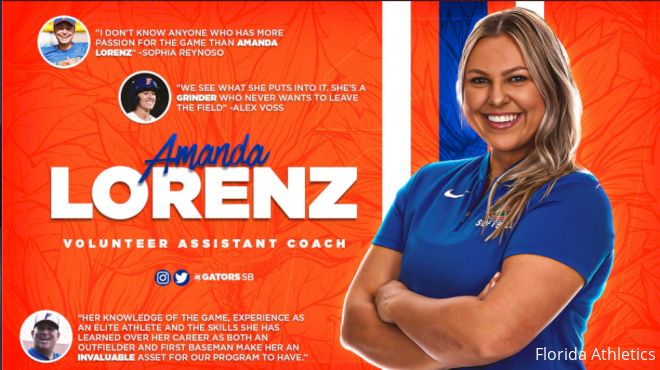 Amanda Lorenz Joins Florida Coaching Staff As Volunteer Assistant