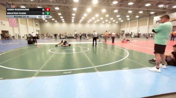 106 lbs Round Of 32 - Aiden Rosewarne, CA vs Braxton Plunk, OK
