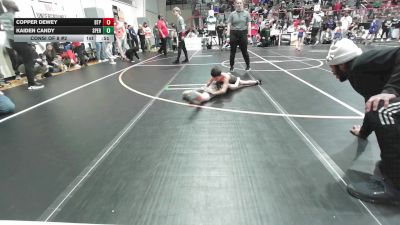 64 lbs Consi Of 8 #2 - Copper Dewey, Tulsa Blue T Panthers vs Kaiden Candy, Sperry Wrestling Club