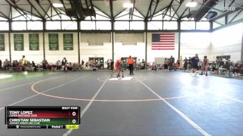 100-111 lbs Cons. Round 1 - Tony Lopez, Cohen Brothers Judo vs Christian Sebastian, Aurora Wrestling Club