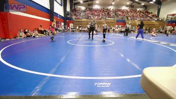 76 lbs Quarterfinal - Gage Trammel, Park Hill Grappling Club vs Braelynn Williams, Wagoner Takedown Club