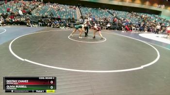 170 lbs Cons. Round 2 - Olivia Russell, Ponderosa vs Destiny Chavez, Golden West