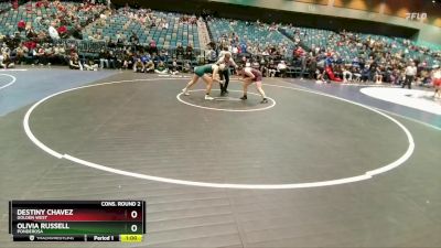 170 lbs Cons. Round 2 - Olivia Russell, Ponderosa vs Destiny Chavez, Golden West