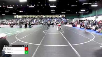 160 lbs Consi Of 8 #1 - Drake Acklin, OK vs Domonic Baker, VA