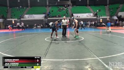 6A 215 lbs Cons. Round 3 - ADRIAN SPIVEY, Clay Chalkville vs Jack Hawkins, Mortimer Jordan HS
