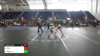 69 lbs Quarterfinal - Kellen Eva, Atc vs Hayden Nozie, Roughriders