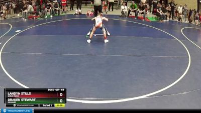 64 lbs Cons. Round 4 - Draken Stewart, Millard vs Landyn Stills, Gold Rush