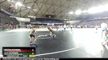 77 lbs Cons. Round 3 - Westen McFadden, Mat Rats Rebooted Wrestling vs Otto Blomgren, Vashon Island Junior Wrestling
