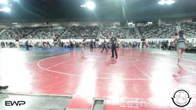 123 lbs 5th Place - Autumn Belvin, Shawnee Wrestling vs Alexis Johnson, Watonga Youth Wrestling