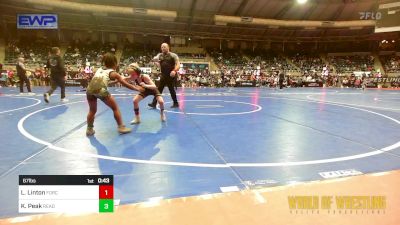 67 lbs Semifinal - Logan Linton, Force Elite vs Kymani Peak, Ready RP Nationals